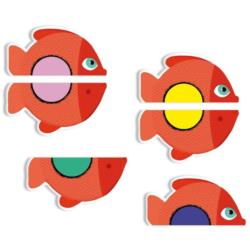DJECO Gra karciana puzzle dla maluchów    DJ05060