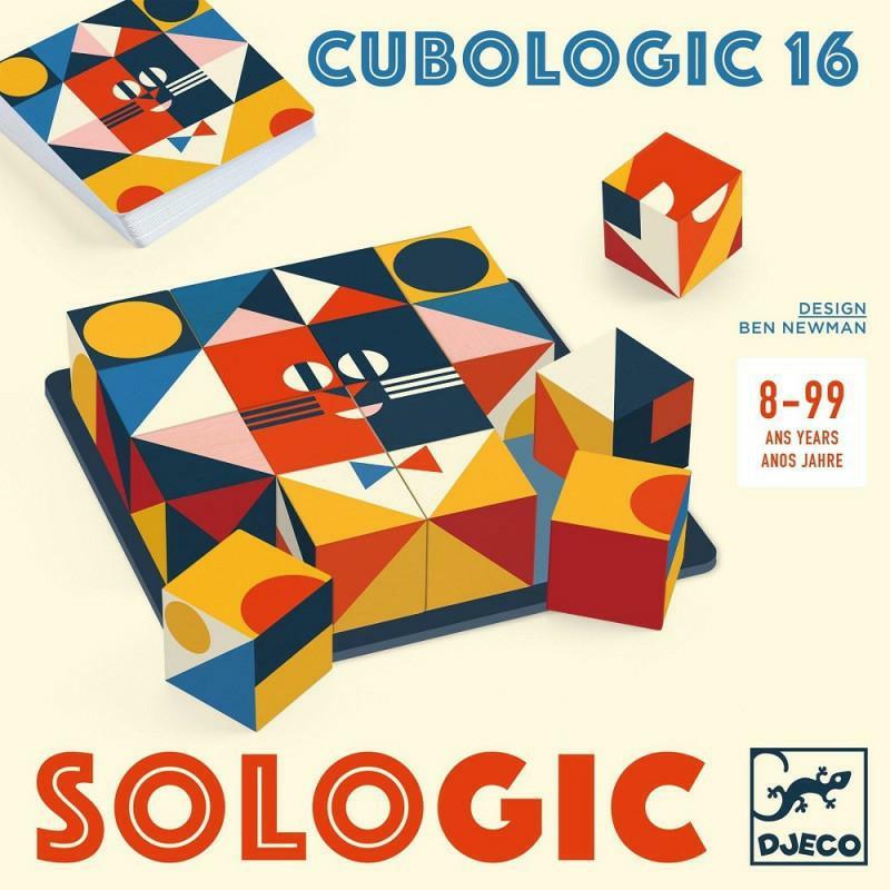 DJECO Gra logiczna Cubologic 16 DJ08576 DJECO Gra logiczna Cubologic 16 DJ08576