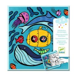 DJECO Kolorowanki z grami Ocean DJ00051