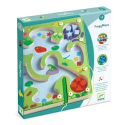 DJECO Magnetyczny drewniany labirynt      FrogyMaze DJ01614