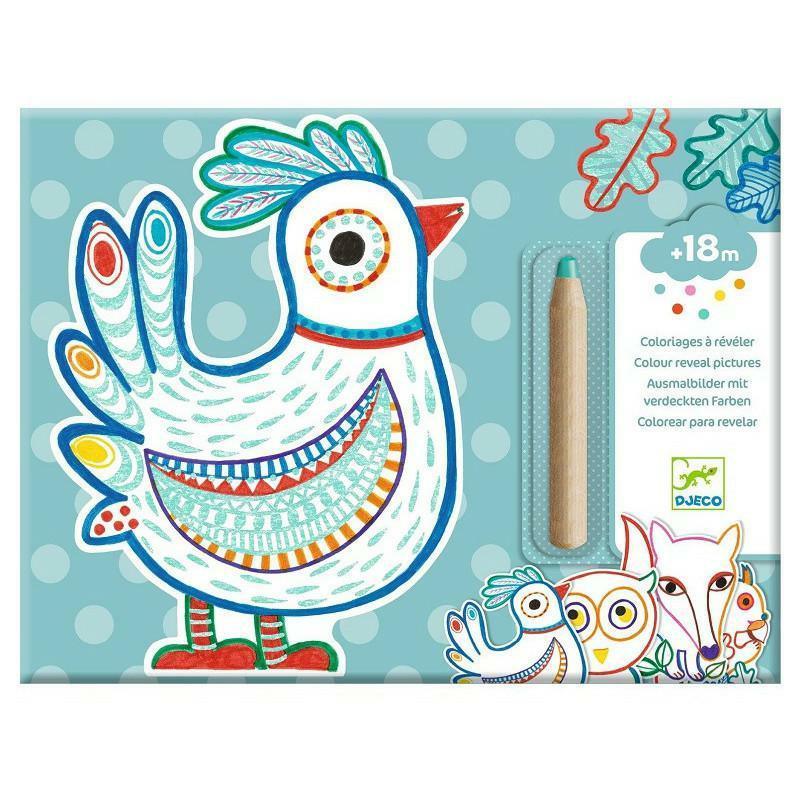 DJECO Magiczne kolowanki Leśne Zwierzątka DJ00063 DJECO Magiczne kolowanki Leśne Zwierzątka DJ00063