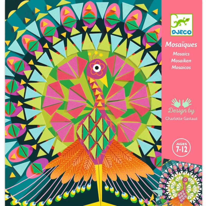 DJECO Mozaiki piankowe Paw i Sowa DJ08888 DJECO Mozaiki piankowe Paw i Sowa DJ08888