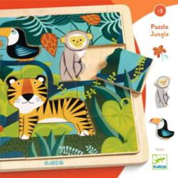 DJECO Puzzle drewniane Dżungla  DJ08120