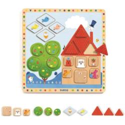 DJECO Puzzle drewniane Ludigeo DJ01803
