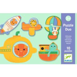 DJECO Puzzle duo Pojazdy DJ08270