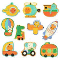 DJECO Puzzle duo Pojazdy DJ08270