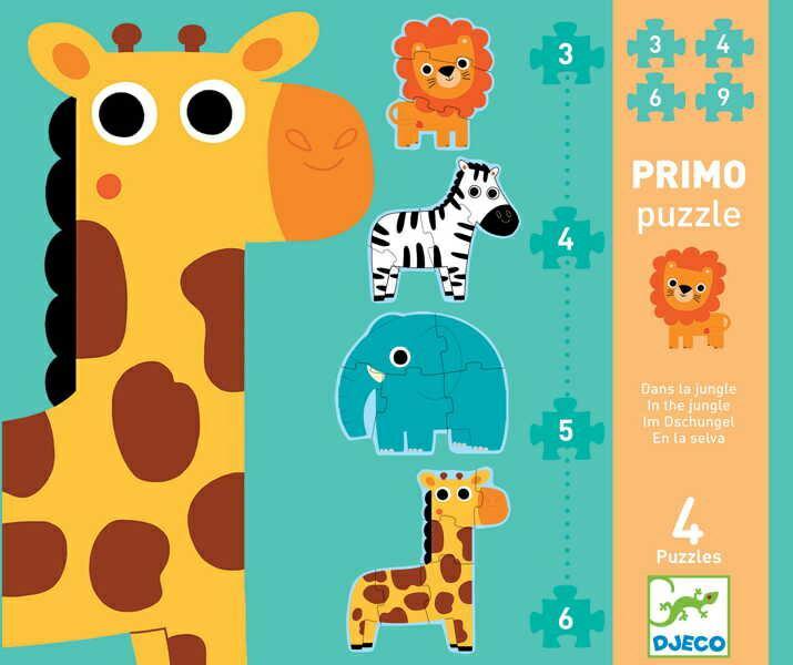 DJECO Puzzle postaciowe Dżungla DJECO Puzzle postaciowe Dżungla