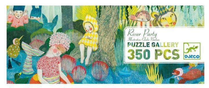 DJECO Puzzle tekturowe gallery Rzeka      350el. DJ07618