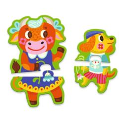 DJECO Puzzle Małe i Duże na Farmie        DJ08266