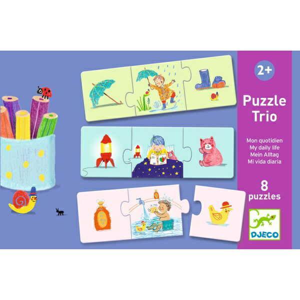 DJECO Puzzle trio Życie codzienne DJ08253 DJECO Puzzle trio Życie codzienne DJ08253