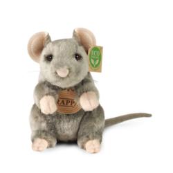 DORTOYS Maskotka pluszowa Mysz siedząca   16cm.