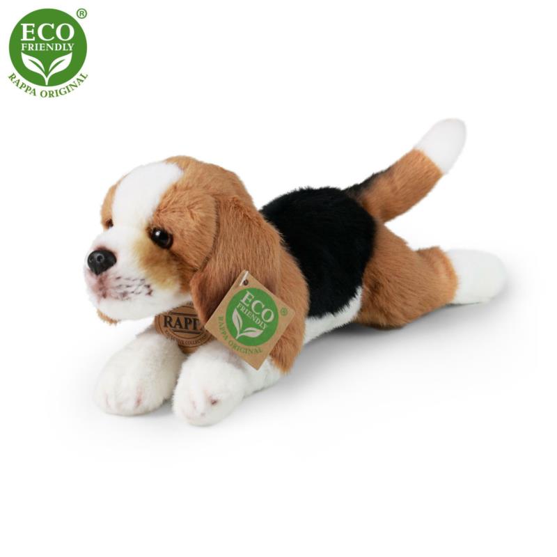 RAPPA Maskotka pluszowa Beagle leżący 20cm. RAPPA Maskotka pluszowa Beagle leżący 20cm.