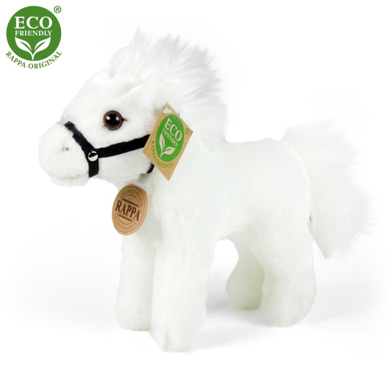 RAPPA Maskotka pluszowa Biały koń 20 cm RAPPA Maskotka pluszowa Biały koń 20 cm