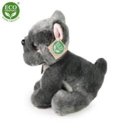 RAPPA Maskotka pluszowa Buldog francuski  szary 30cm.