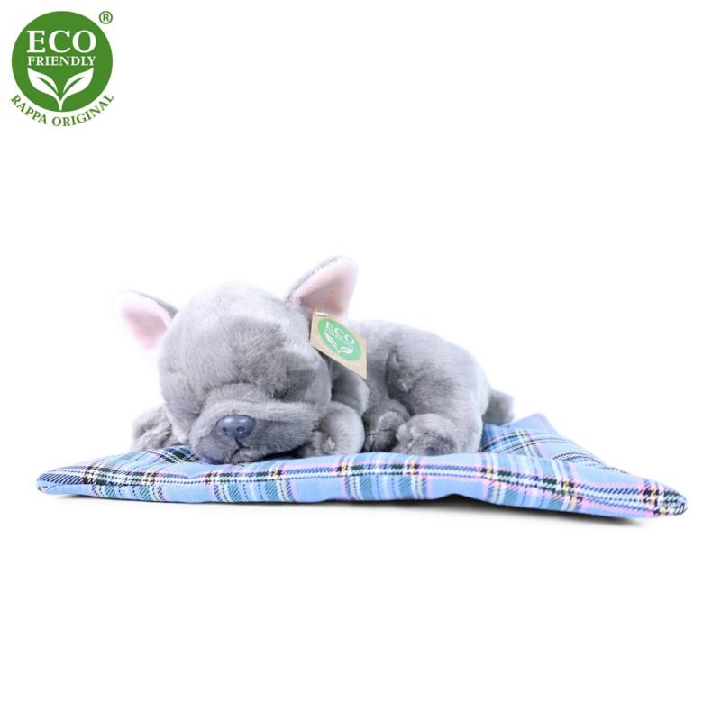 RAPPA Maskotka pluszowa Bulog szary na kocyku 23cm. RAPPA Maskotka pluszowa Bulog szary na kocyku 23cm.