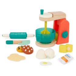 B.TOYS Drewniany Mikser z akcesoriami -   Mini Chef – Mix & Bake Playset