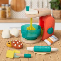 B.TOYS Drewniany Mikser z akcesoriami -   Mini Chef – Mix & Bake Playset