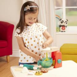 B.TOYS Drewniany Mikser z akcesoriami -   Mini Chef – Mix & Bake Playset