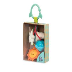 B.TOYS Gryzak Kosmos z przywieszkami      sensorycznymi - Dreamy Rattle
