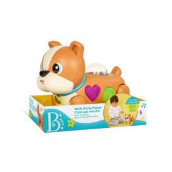B.TOYS Interaktywny Piesek z ruchomymi    łapkami - Walk Along Puppy