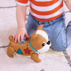 B.TOYS Interaktywny Piesek z ruchomymi    łapkami - Walk Along Puppy