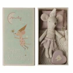 MAILEG Myszka Wróżka zębuszka w pudełku   po zapłkach Tooth fairy mouse Little sister