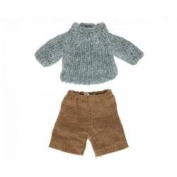 MAILEG Ubranko myszki Knitted sweater     and pants