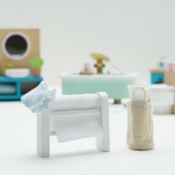 LE TOY VAN Drewniane mebelki do domku     dla lalek - Łazienka