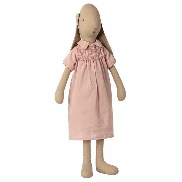 MAILEG Króliczek Bunny w różowej sukni Bunny Dress Rose size 4 MAILEG Króliczek Bunny w różowej sukni Bunny Dress Rose size 4
