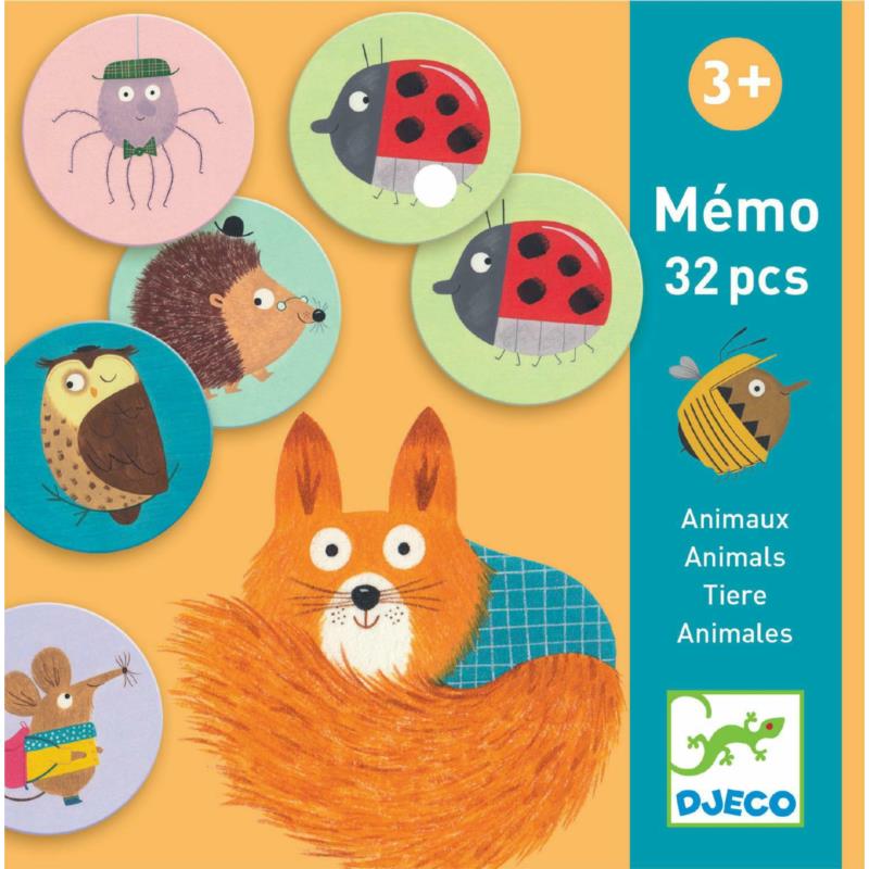 DJECO Gra Memo Zwierzątka DJ08116