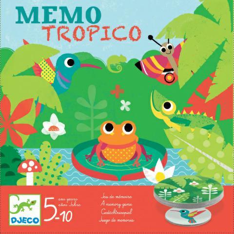 DJECO Gra pamięciowa Memo Tropico DJ08444 DJECO Gra pamięciowa Memo Tropico DJ08444