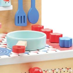 DJECO Drewniana kuchenka Blue DJ06507