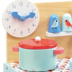 DJECO Drewniana kuchenka Blue DJ06507