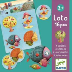 DJECO Gra edukacyjna loto 4 pory roku     DJ08123