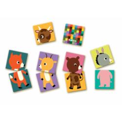 DJECO Gra edukacyjna Memo Animo Puzzle    DJ08126