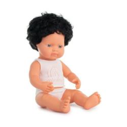 MINILAND Lalka Chłopiec Europejczyk       brunet 38cm.