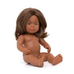 MINILAND Lalka dziewczynka Aborygenka     38cm.