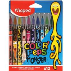 MAPED Flamastry 12 k Colorpeps Monster
