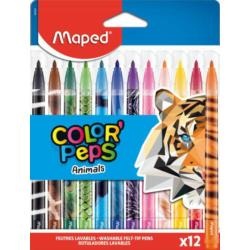 MAPED Flamastry 12 k Animals
