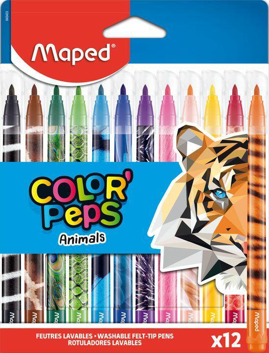 MAPED Flamastry 12 k Animals MAPED Flamastry 12 k Animals