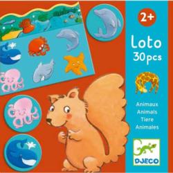 DJECO Gra edukacyjna loto Zwierzęta       DJ08120