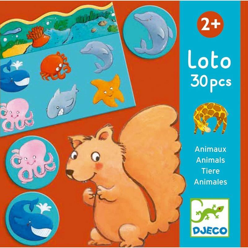 DJECO Gra edukacyjna loto Zwierzęta       DJ08120
