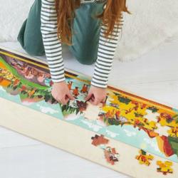 JANOD Puzzle panoramiczne w walizce       Prehistoria