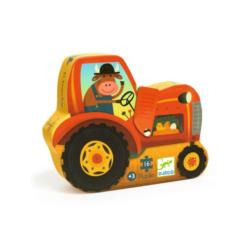 DJECO Puzzle Traktor 16el. DJ07275