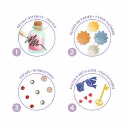 DJECO Zestaw artystyczny 4 w 1 Kraina     Czarów DJ09428