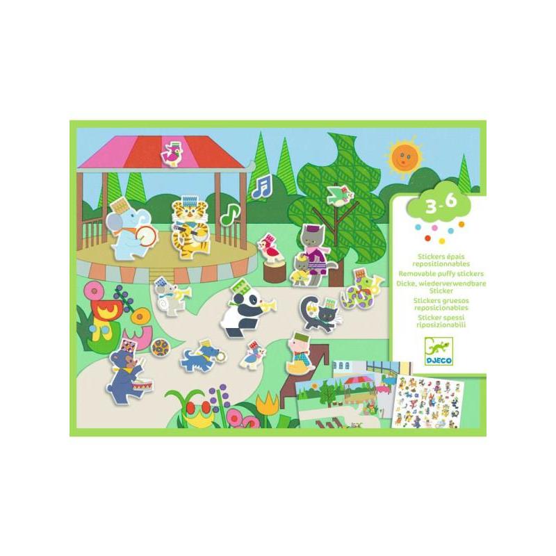 DJECO Naklejki wielokrotnego użytku       Orkiestra DJ09947