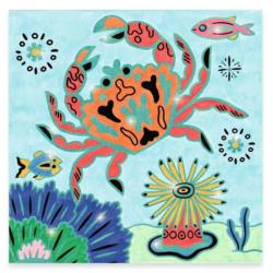 DJECO Metaliczne kolorowanki Podwodny     Świat DJ09698