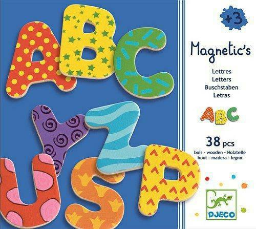 DJECO Duże litery magnetyczne 38szt.      DJ03100