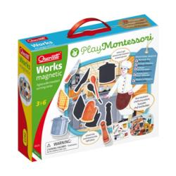 Układanka magmetyczna Zawody  Play Montessori QUERCETTI