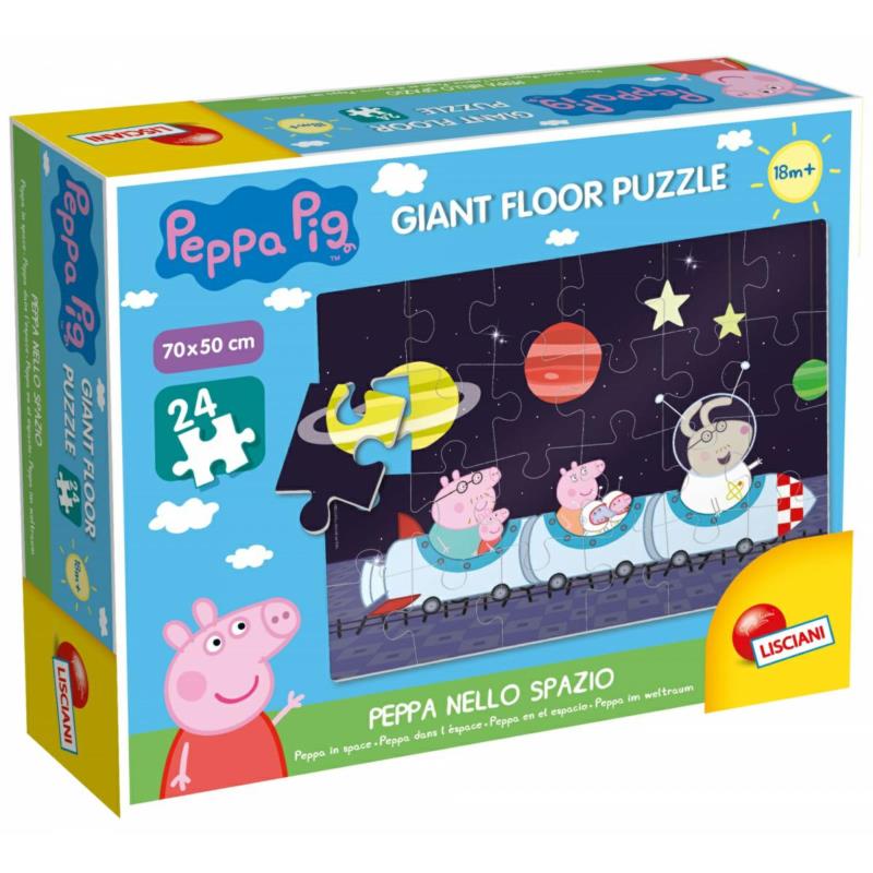 Puzzle 24 el. Świnka Peppa w Kosmosie LISCIANI Puzzle 24 el. Świnka Peppa w Kosmosie LISCIANI